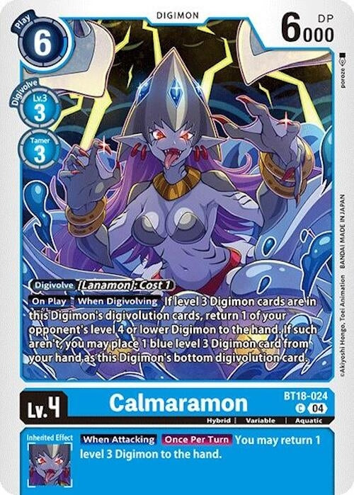 Calmaramon (18024) [BT18-20] - Digimon Card Game Single