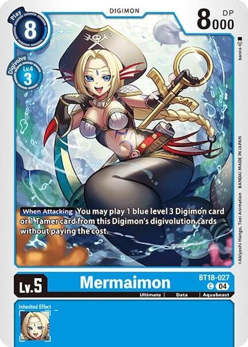 Mermaimon (18027) [BT18-20] - Digimon Card Game Single