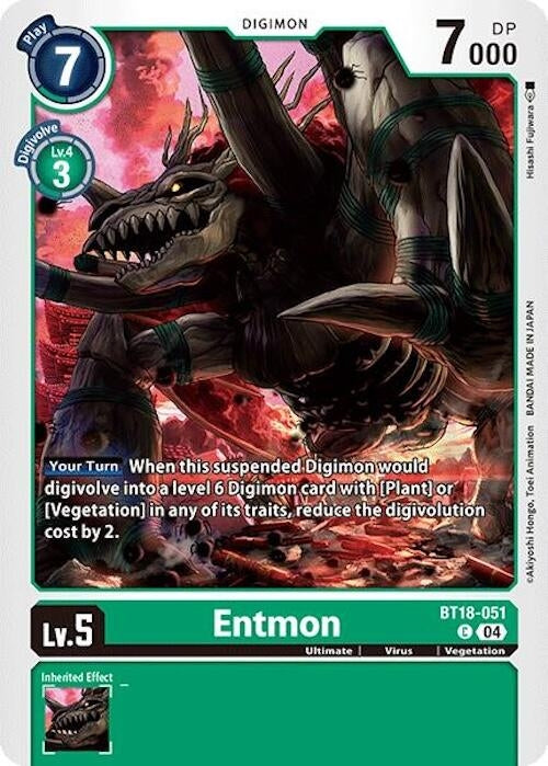 Entmon (18051) [BT18-20] - Digimon Card Game Single