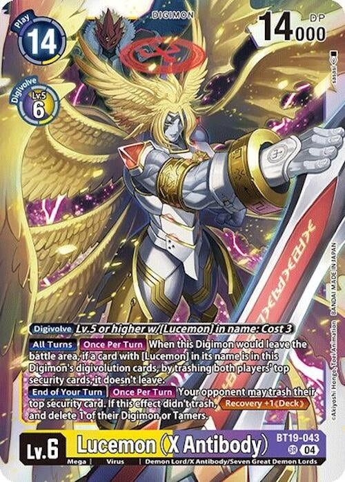 Lucemon (X Antibody) (19043) [BT18-20] - Digimon Card Game Single