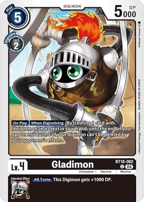 Gladimon (18062) [BT18-20] - Digimon Card Game Single