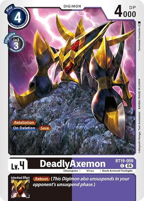 DeadlyAxemon (19059) [BT18-20] - Digimon Card Game Single
