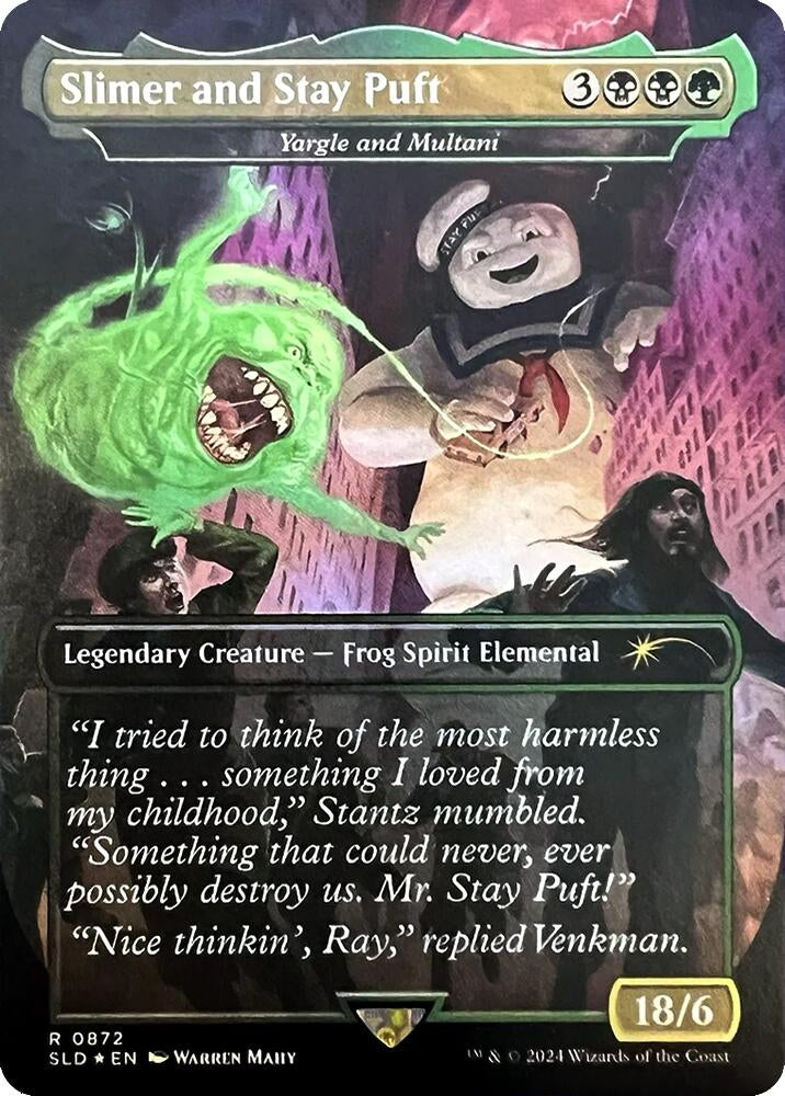 Slimer and Stay Puft - Yargle and Multani (872) [SLD] - MTG Single