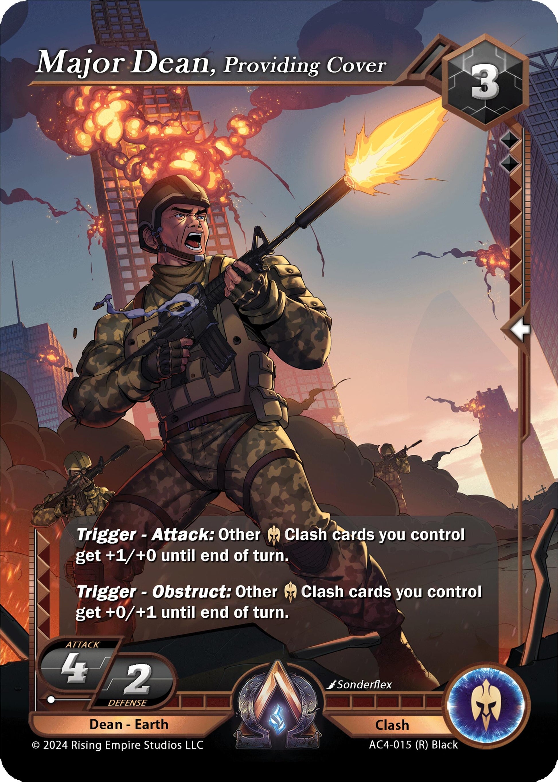 Major Dean Providing Cover (4015) [AC4] - Alpha Clash Single