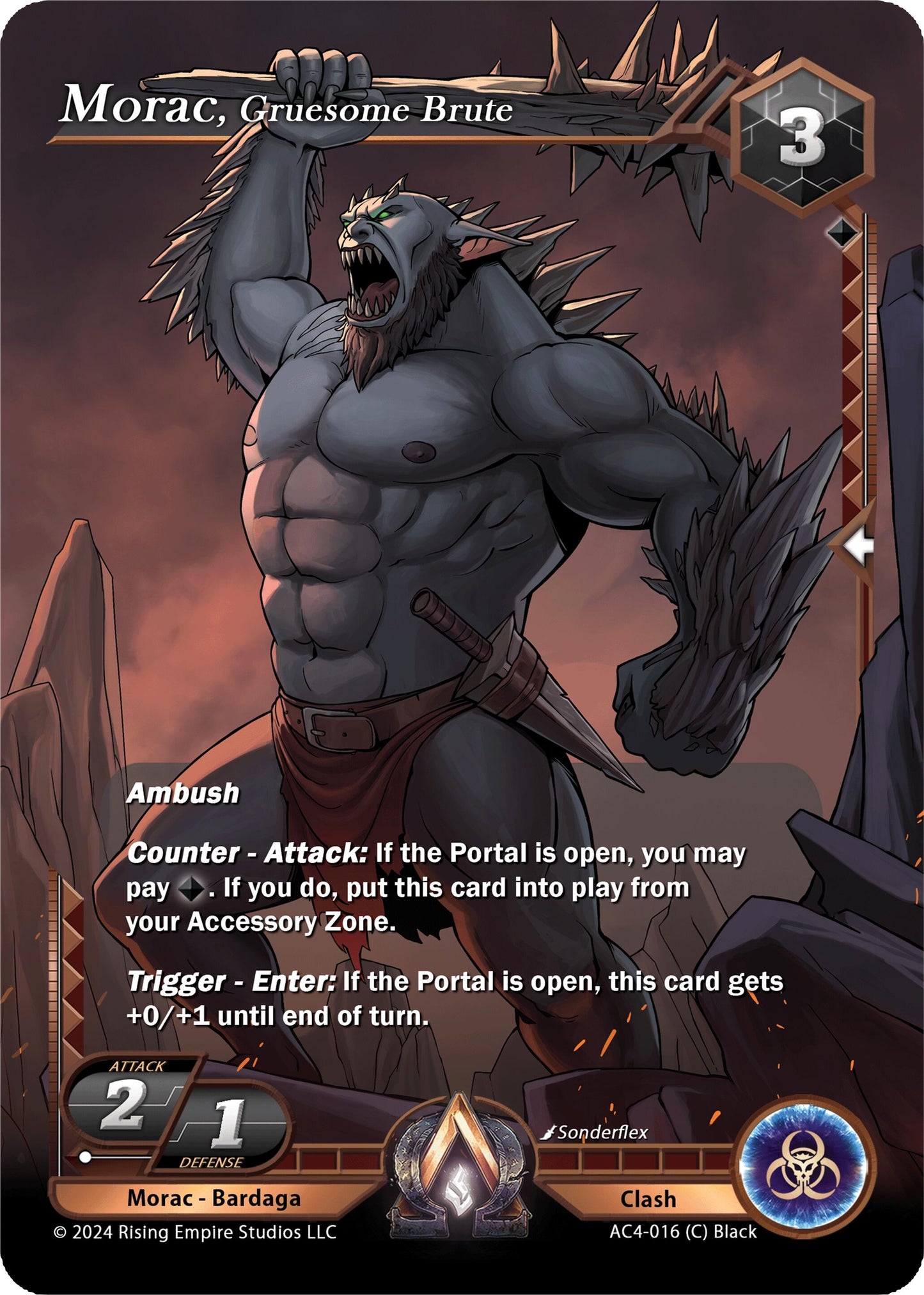 Morac Gruesome Brute (4016) [AC4] - Alpha Clash Single