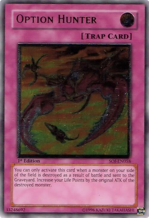 Option Hunter (UTR) (58) - YuGiOh Single