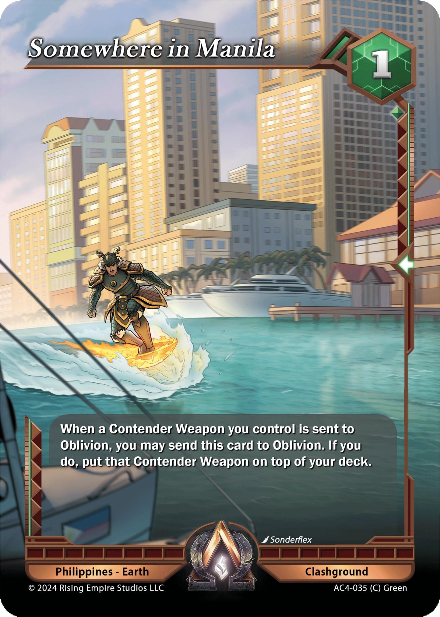 Somewhere in Manila (4035) [AC4] - Alpha Clash Single