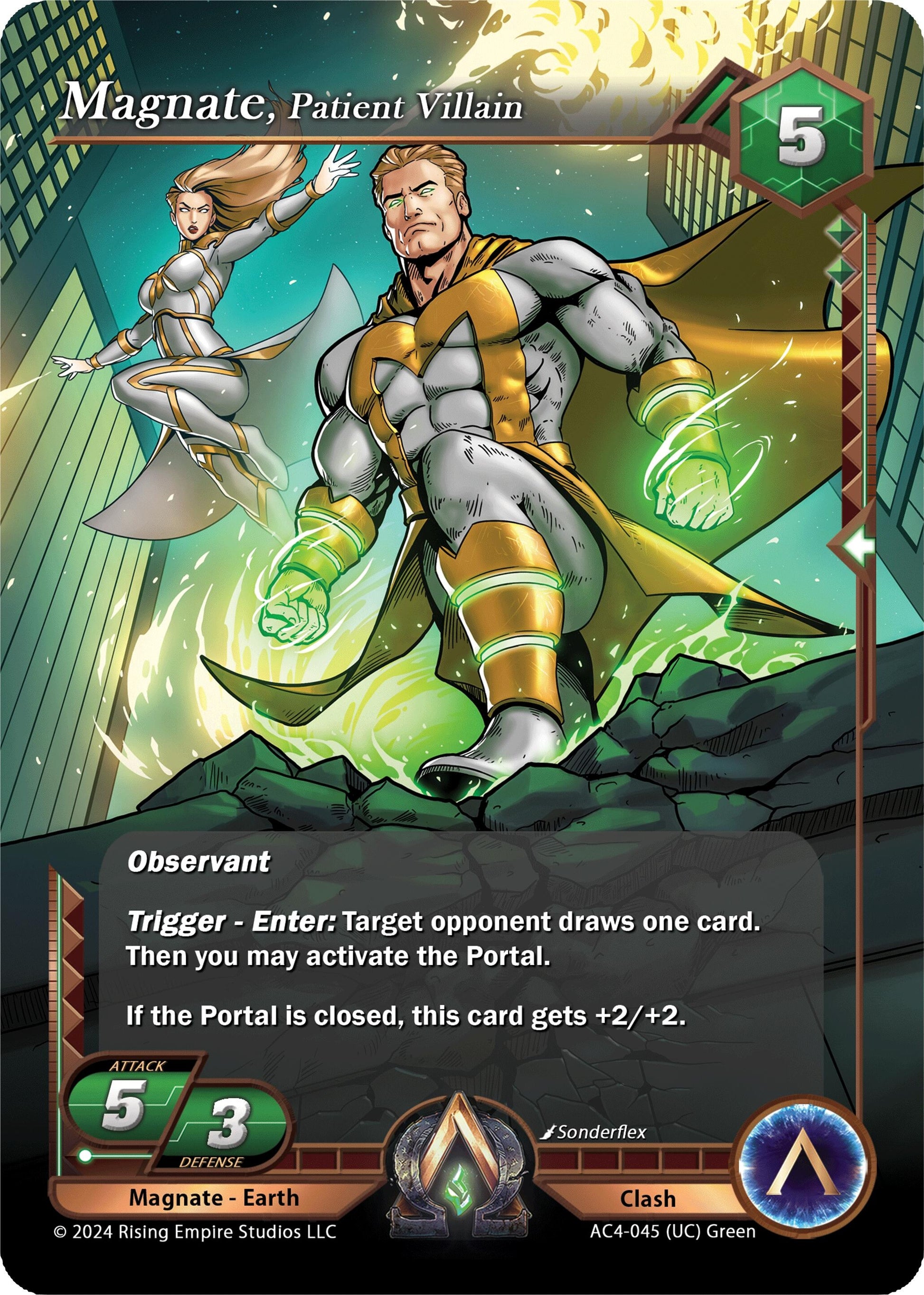 Magnate Patient Villain (4045) [AC4] - Alpha Clash Single
