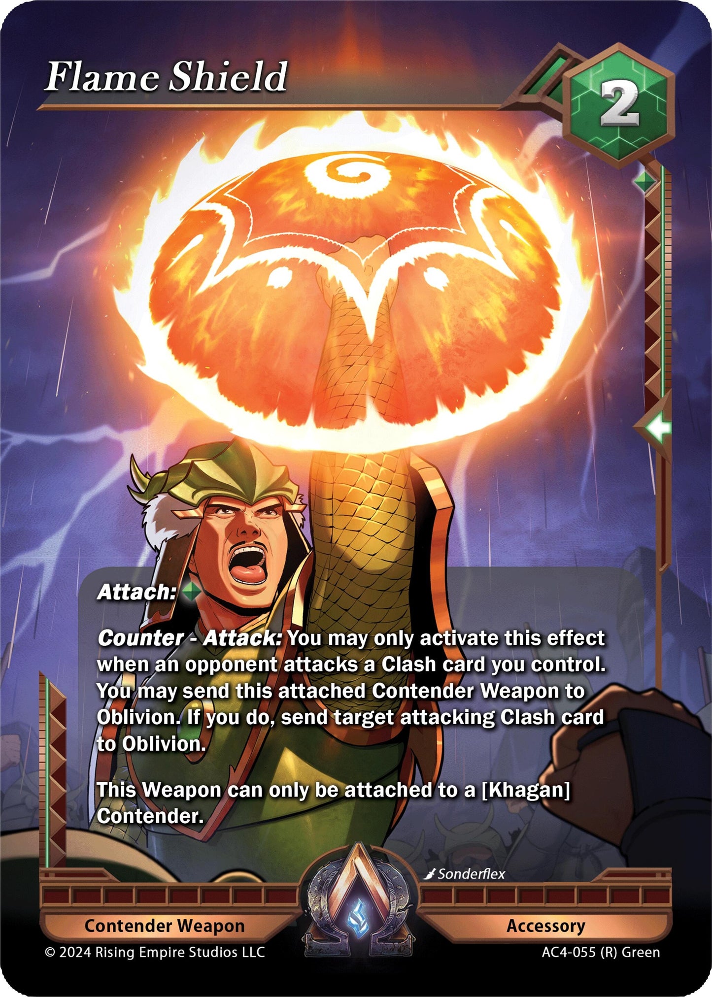 Flame Shield (4055) [AC4] - Alpha Clash Single