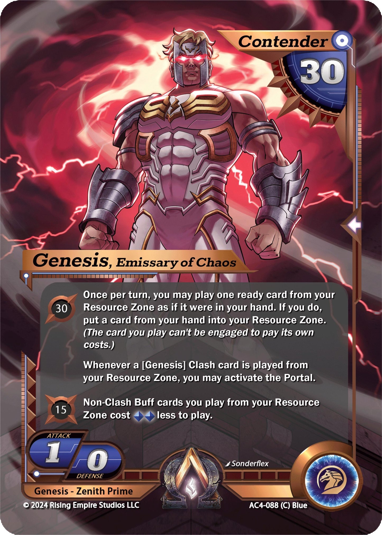 Genesis Emissary of Chaos (4088) [AC4] - Alpha Clash Single
