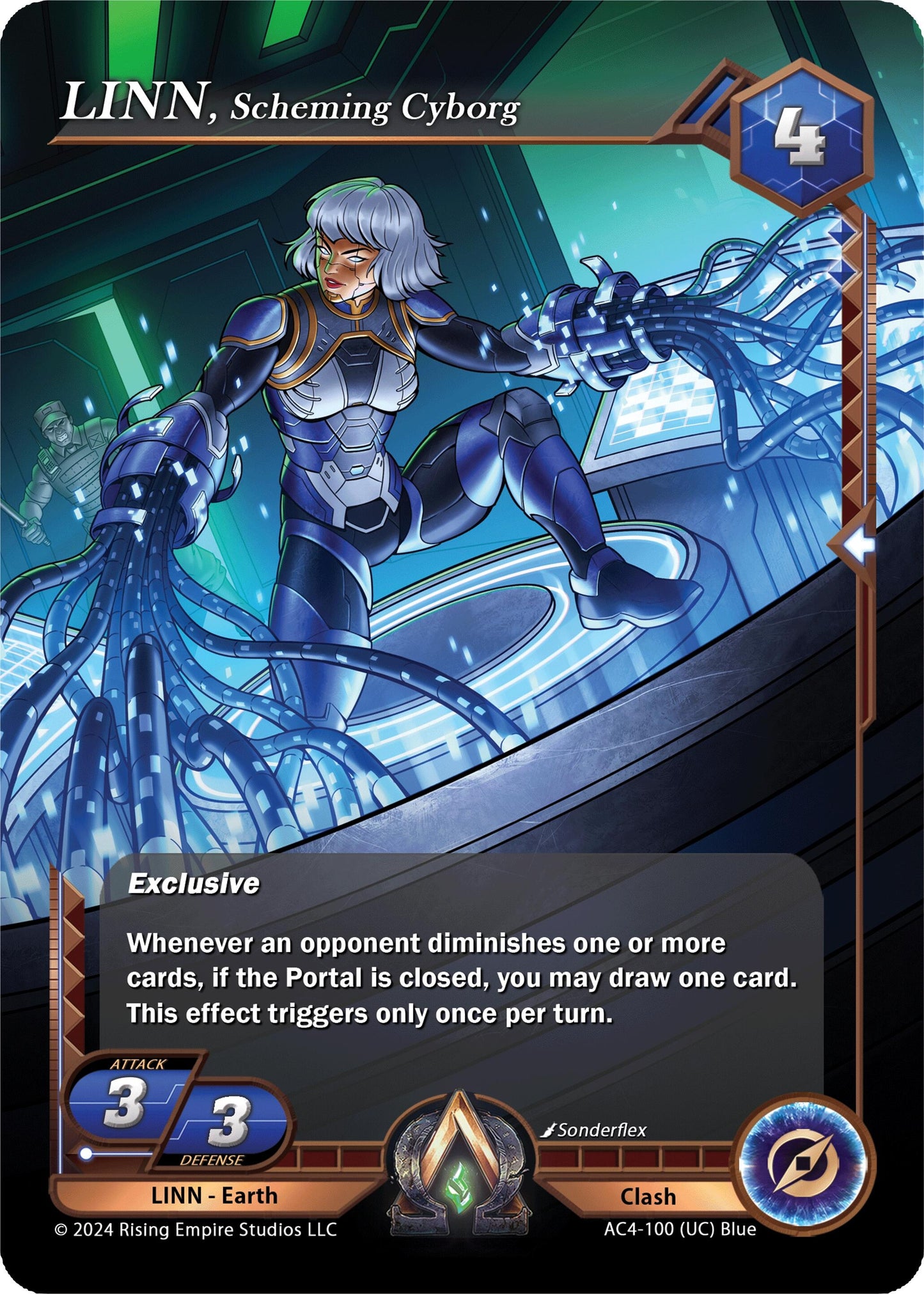 LINN Scheming Cyborg (4100) [AC4] - Alpha Clash Single