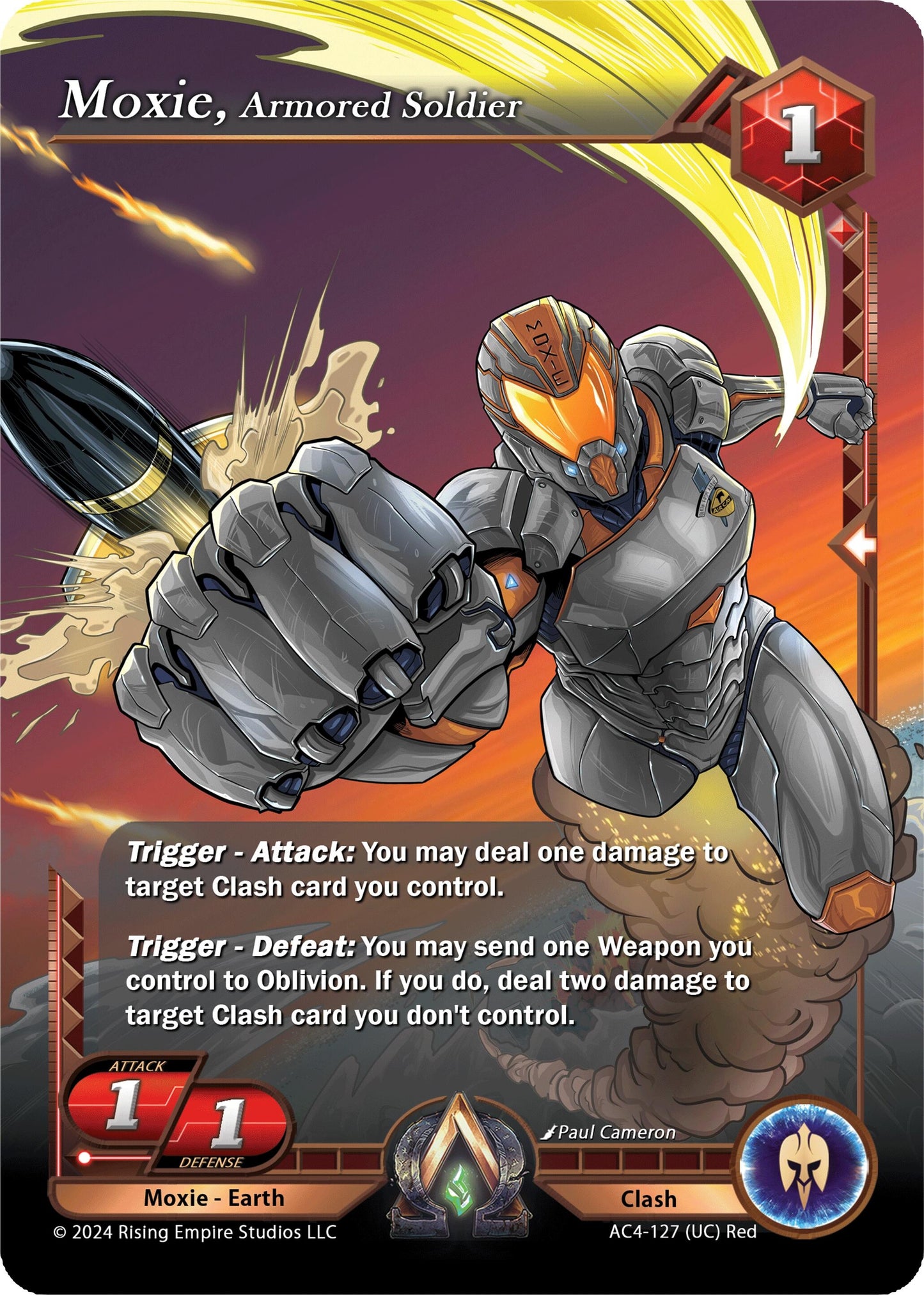 Moxie Armored Soldier (4127) [AC4] - Alpha Clash Single