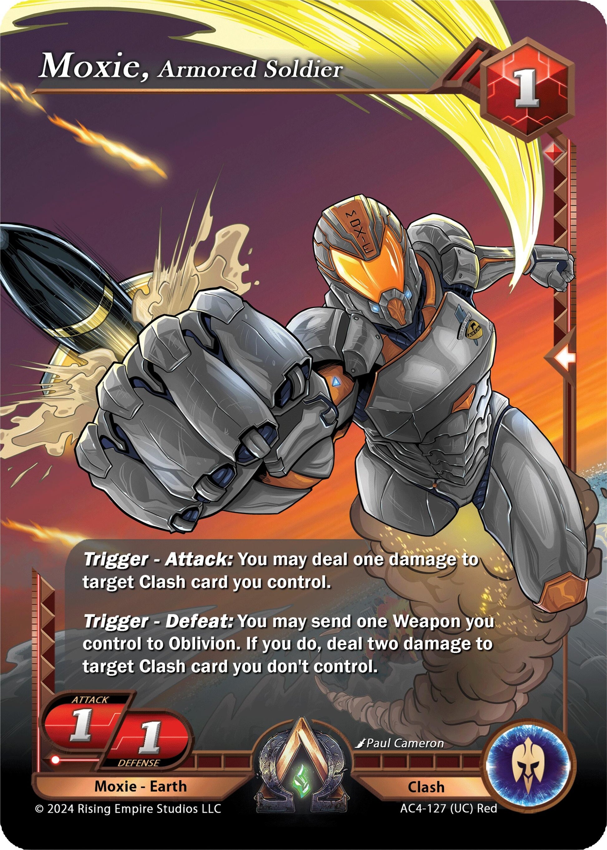 Moxie Armored Soldier (4127) [AC4] - Alpha Clash Single
