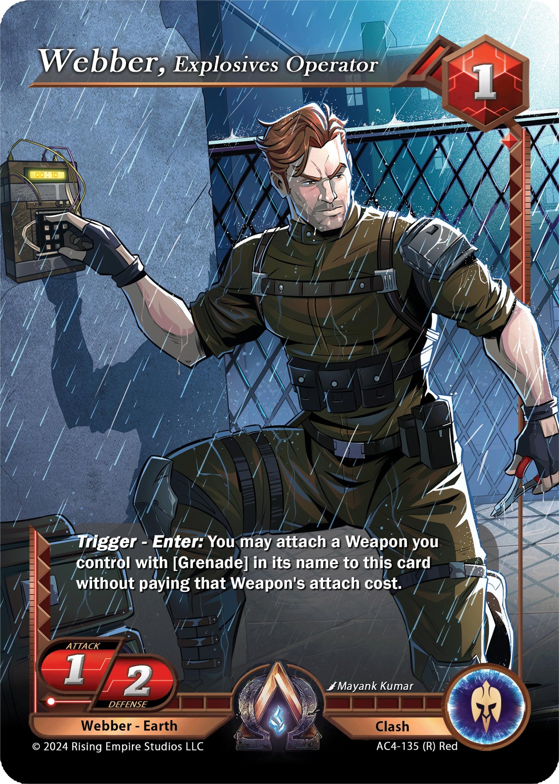 Webber Explosives Operator (4135) [AC4] - Alpha Clash Single