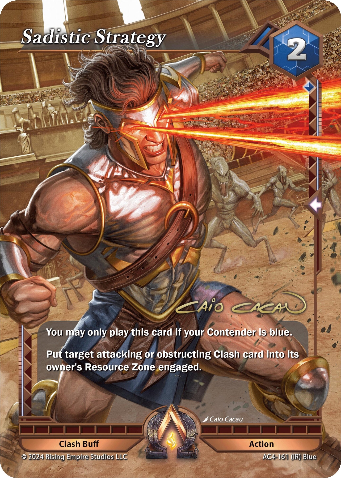 Sadistic Strategy (Iconic Rare) (4161) [AC4] - Alpha Clash Single