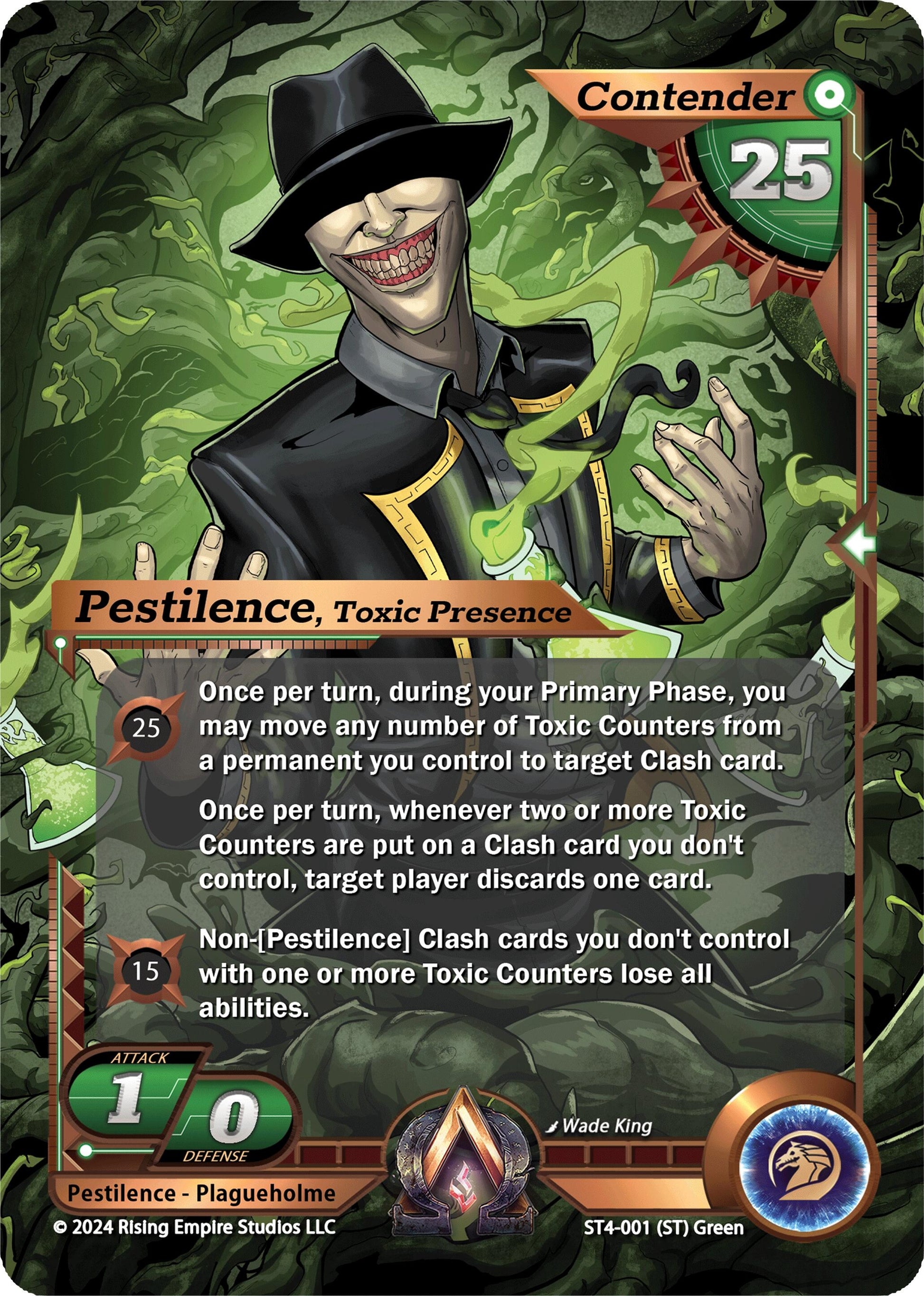 Pestilence Toxic Presence (4001) [AC4] - Alpha Clash Single