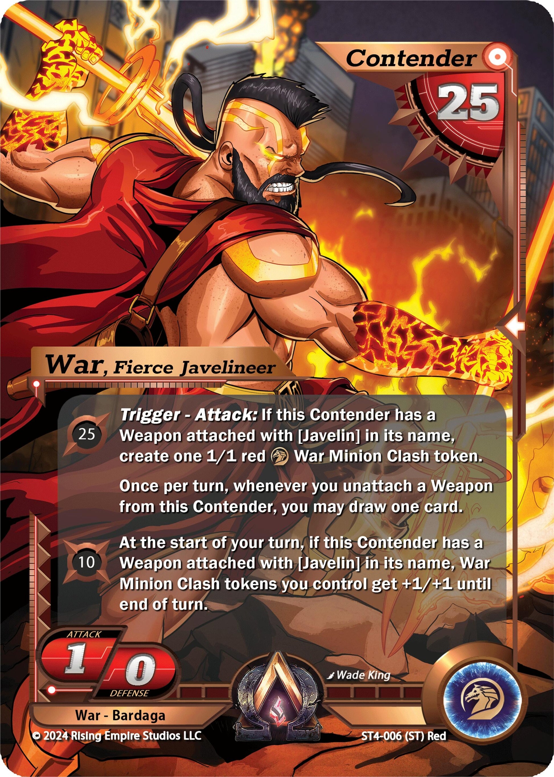 War Fierce Javelineer (4006) [AC4] - Alpha Clash Single