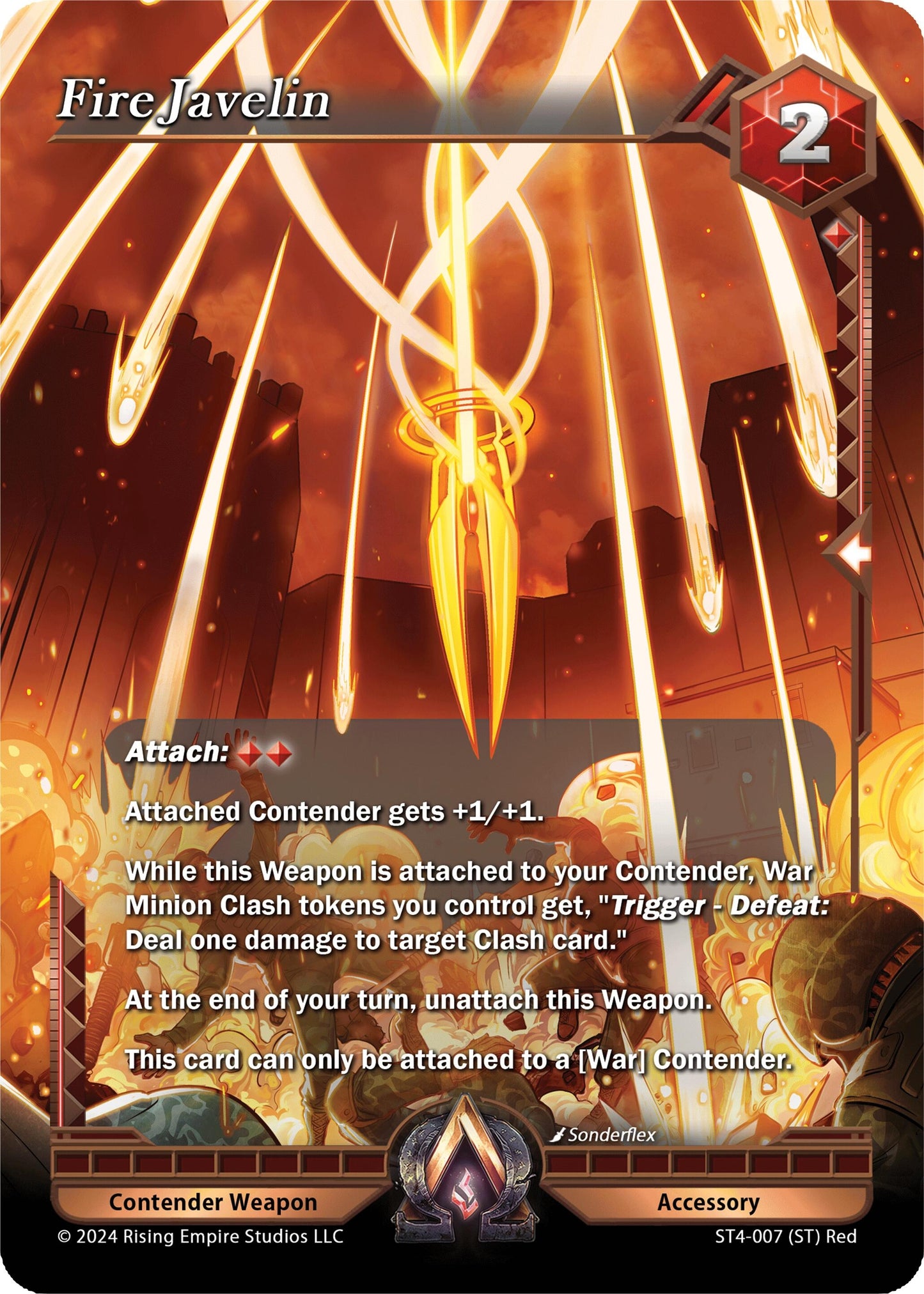 Fire Javelin (4007) [AC4] - Alpha Clash Single