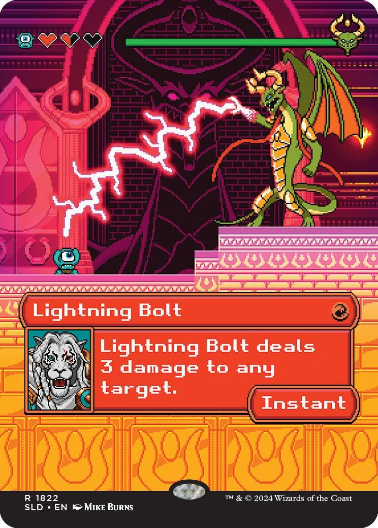 Lightning Bolt (1822) (1822) [SLD] - MTG Single