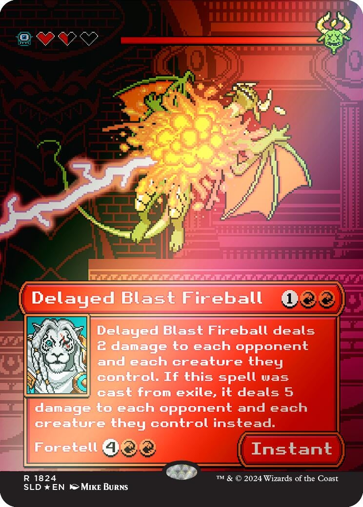 Delayed Blast Fireball (Rainbow Foil) (1824) [SLD] - MTG Single