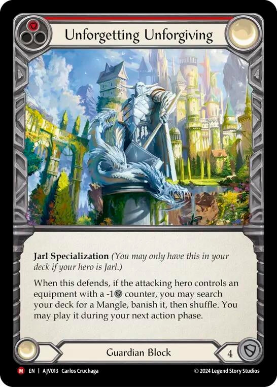 Image for Unforgetting Unforgiving (AJV013) - Flesh and Blood TCG