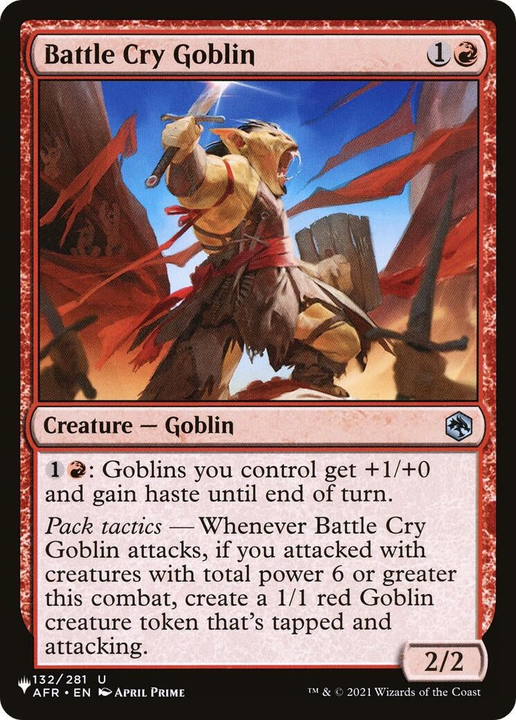 Battle Cry Goblin (132) [LIST] - MTG Single