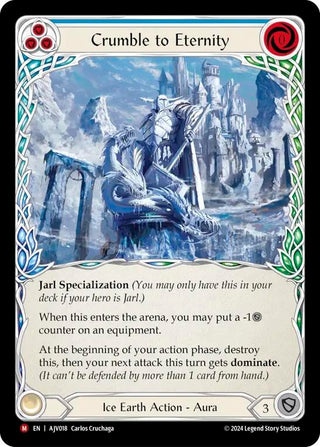 Crumble to Eternity (18) - Flesh and Blood TCG Single