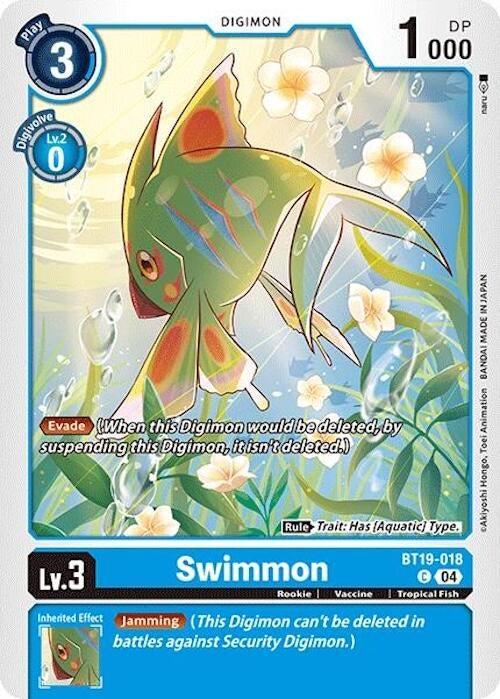Swimmon (19018) [BT18-20] - Digimon Card Game Single