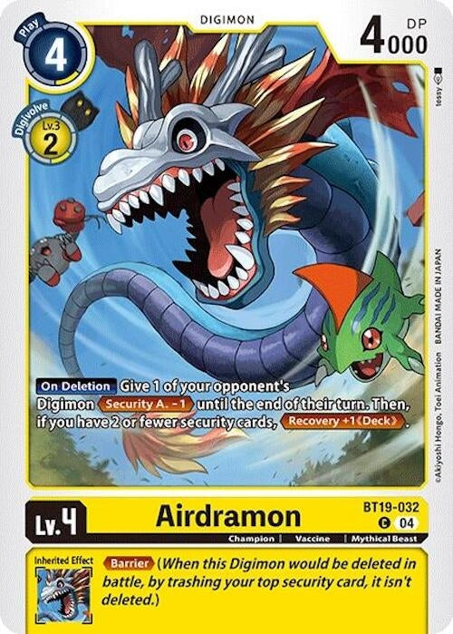 Airdramon (19032) [BT18-20] - Digimon Card Game Single