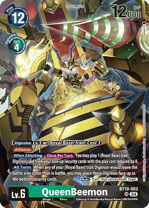 QueenBeemon (19053) [BT18-20] - Digimon Card Game Single