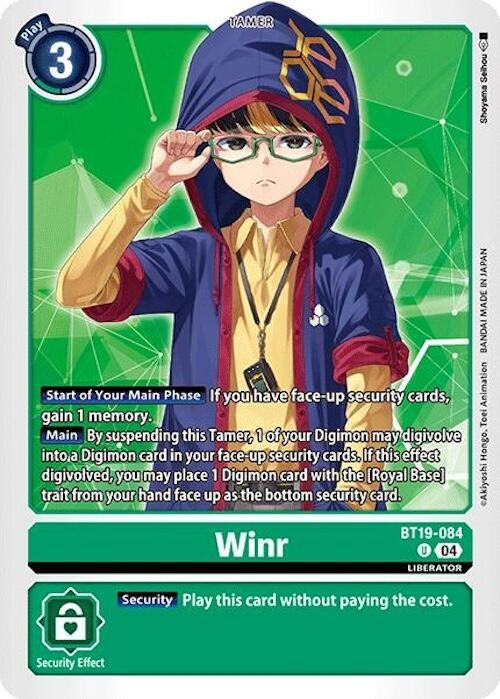 Winr (19084) [BT18-20] - Digimon Card Game Single