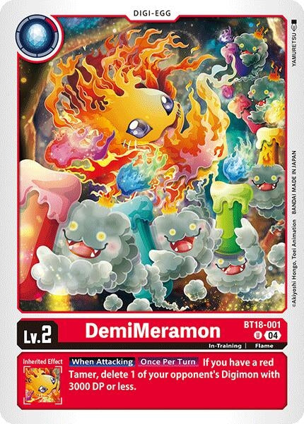 DemiMeramon (18001) [BT18-20] - Digimon Card Game Single