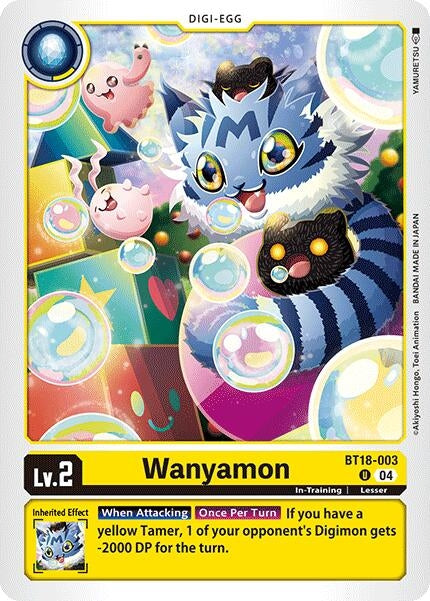 Wanyamon (18003) [BT18-20] - Digimon Card Game Single