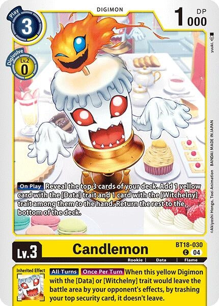 Candlemon (18030) [BT18-20] - Digimon Card Game Single