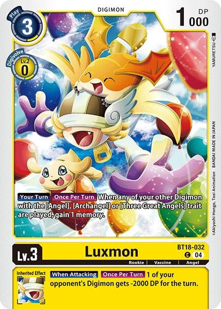 Luxmon (18032) [BT18-20] - Digimon Card Game Single