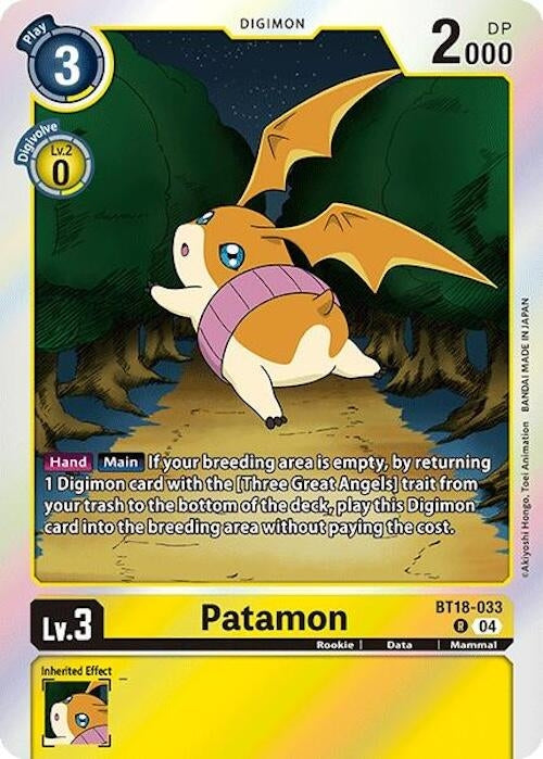 Patamon (18033) [BT18-20] - Digimon Card Game Single