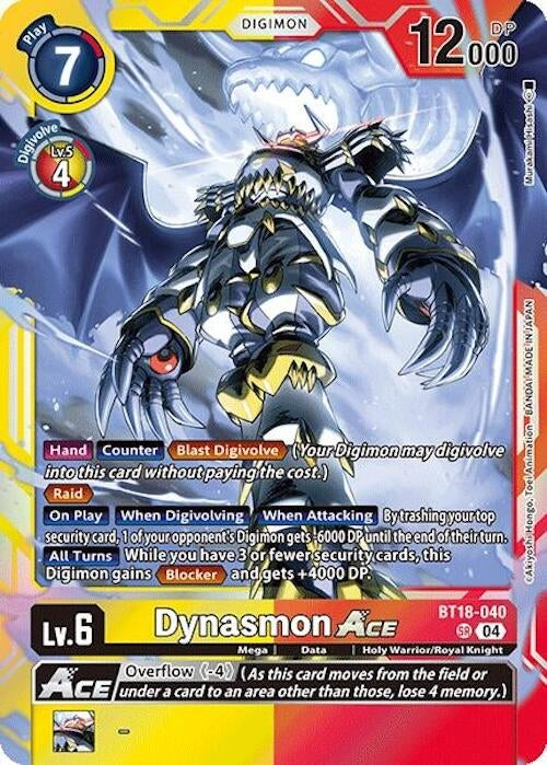 Dynasmon ACE (18040) [BT18-20] - Digimon Card Game Single
