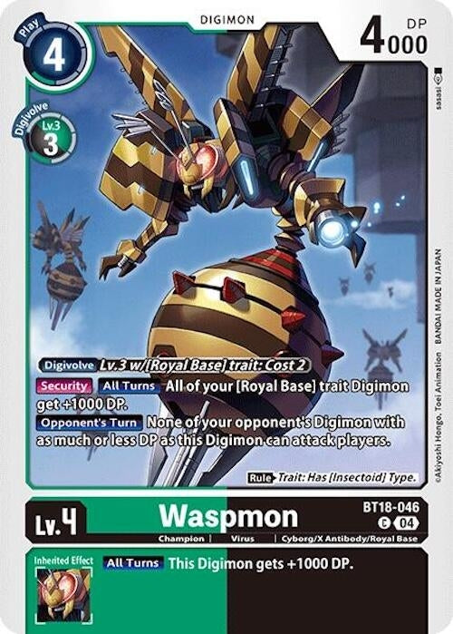 Waspmon (18046) [BT18-20] - Digimon Card Game Single