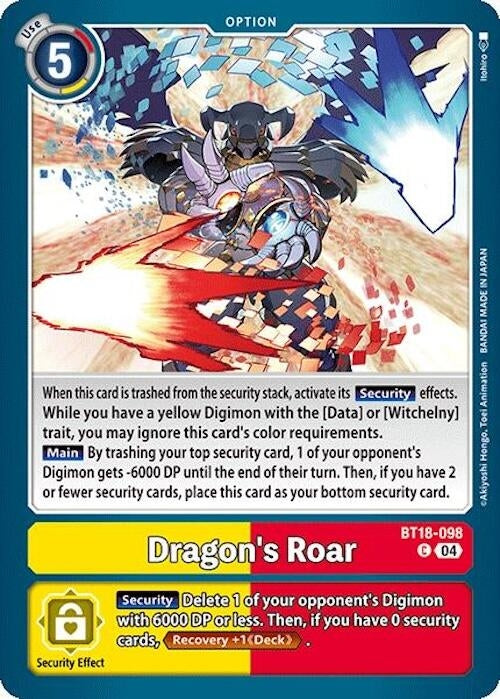Dragon’s Roar (18098) [BT18-20] - Digimon Card Game Single