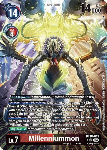 Millenniummon (Alternate Art) (18019) [BT18-20] - Digimon Card Game Single