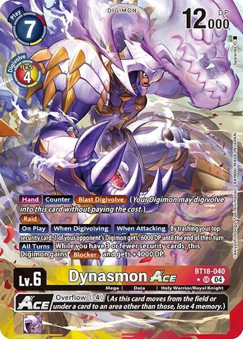 Dynasmon ACE (Alternate Art) (18040) [BT18-20] - Digimon Card Game Single