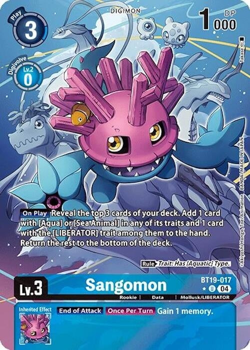 Sangomon (Alternate Art) (19017) [BT18-20] - Digimon Card Game Single