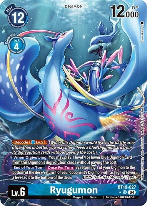 Ryugumon (Alternate Art) (19027) [BT18-20] - Digimon Card Game Single