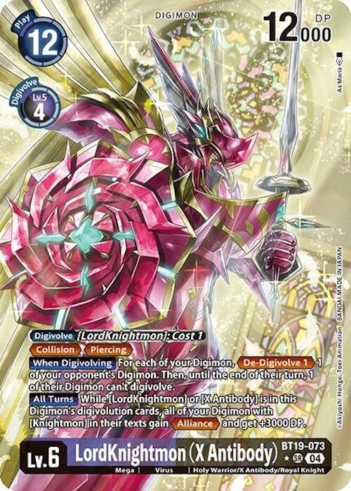LordKnightmon (X Antibody) (Alternate Art) (19073) [BT18-20] - Digimon Card Game Single