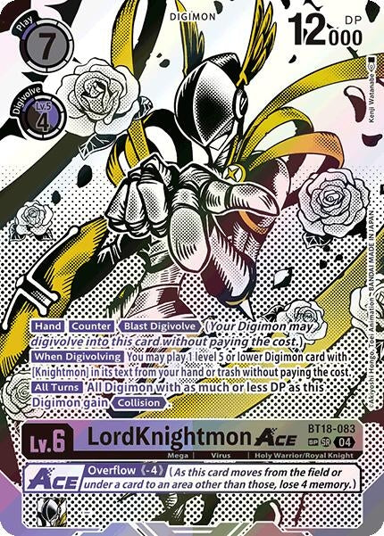 LordKnightmon ACE (Textured) (18083) [BT18-20] - Digimon Card Game Single