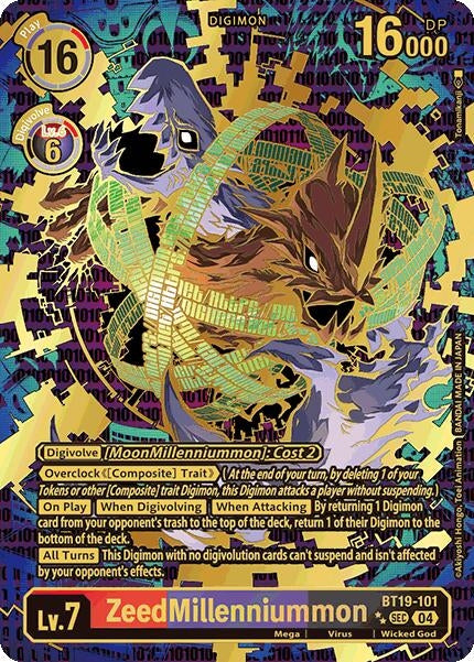 ZeedMillenniummon (Textured) (19101) [BT18-20] - Digimon Card Game Single