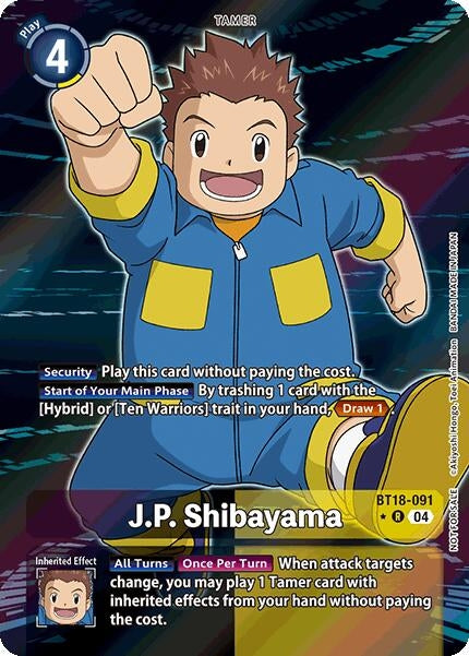 J.P. Shibayama (Release Special Booster 2.0: Box Promotion Pack) (18091) [BT18-20] - Digimon Card Game Single