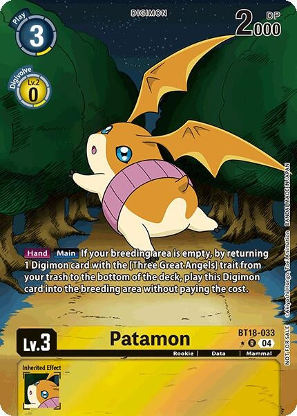 Patamon (Release Special Booster 2.0: Box Promotion Pack) (18033) [BT18-20] - Digimon Card Game Single