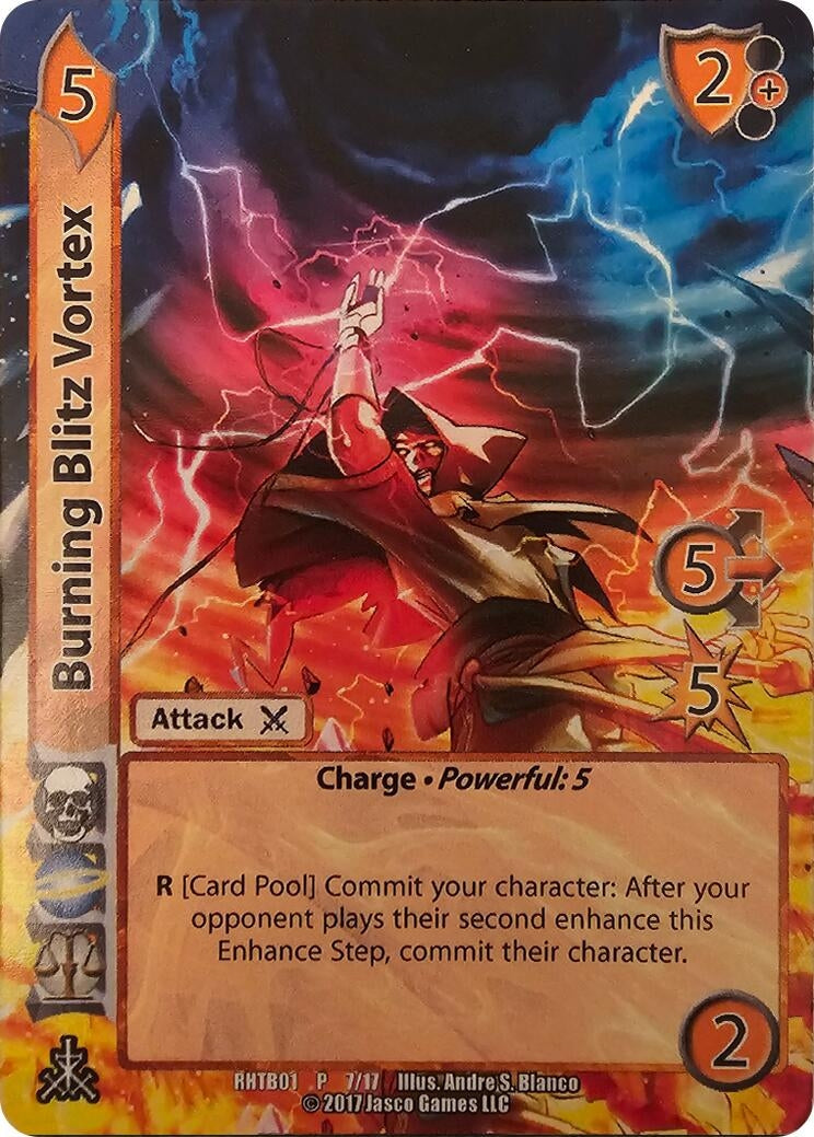 Burning Fire Vortex (7) [RH03] - UniVersus Single