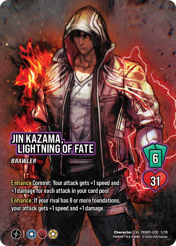 Jin Kazama Lightning of Fate (8011119) [TK8] - UniVersus Single